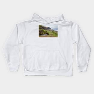 Quiraing, Isle of Skye, Scotland Kids Hoodie